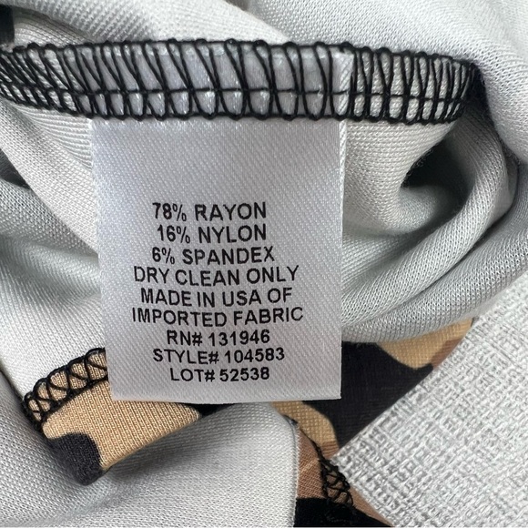 Jude Connally Small Camo Black Lyla‎ Dress Size XS - Picture 5 of 9